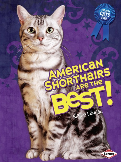 Title details for American Shorthairs Are the Best! by Elaine Landau - Available